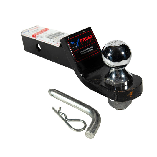Trailer Tow Receiver 2" Chrome Ball Mount (5K Capacity) with Pin and Clip PS-18119