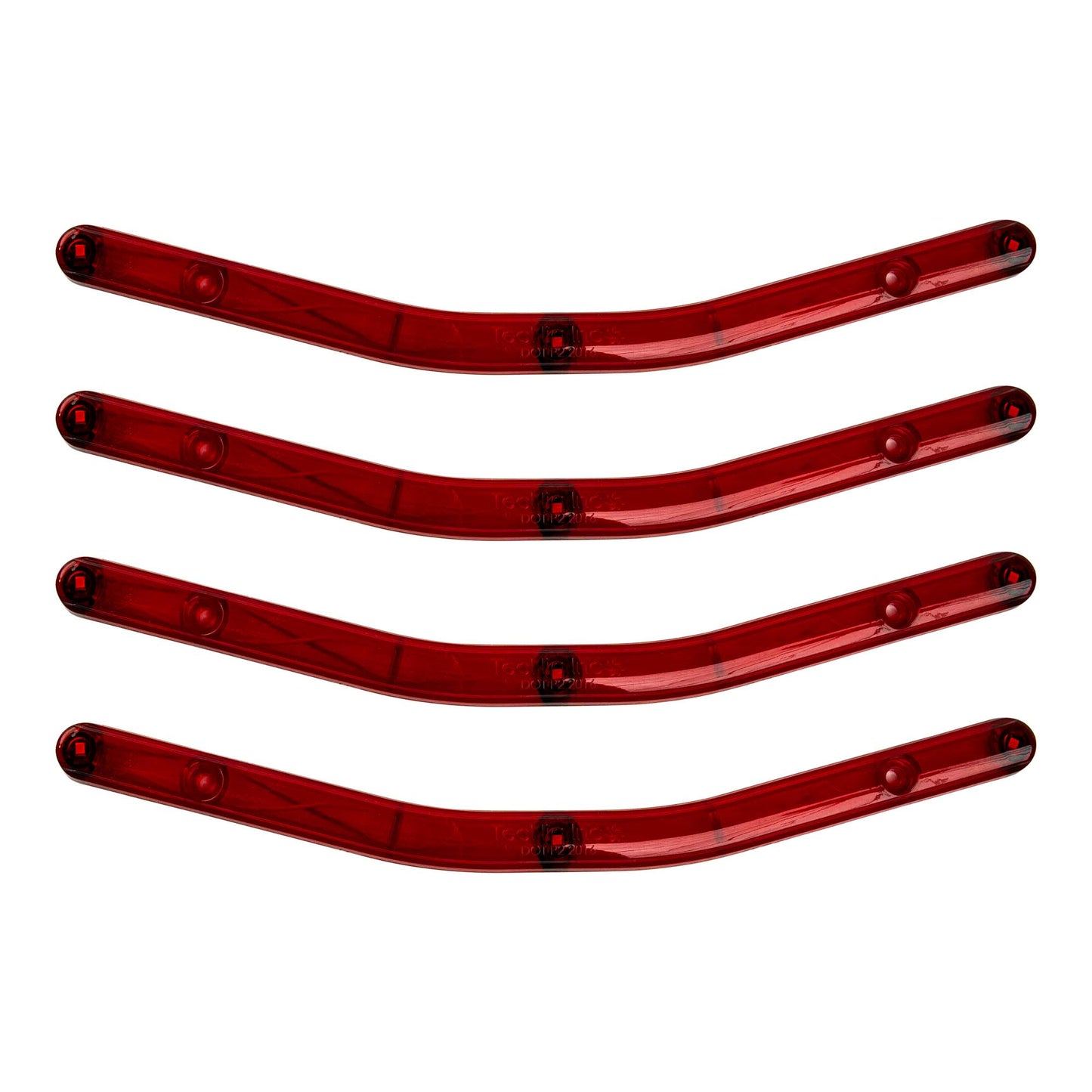 Marine Red LED V-Shaped Over 80" ID Bar W/Pigtail