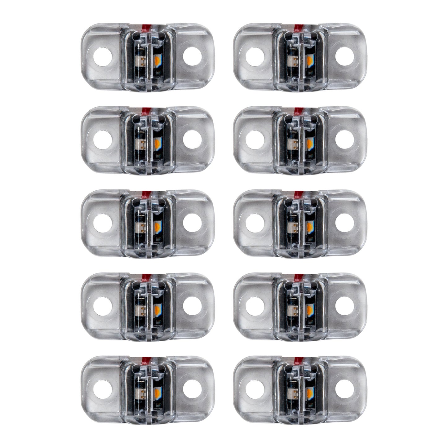 Heavy Duty Miniature Bi-Color Fender Side Marker Trailer Light