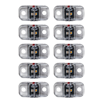 Heavy Duty Miniature Bi-Color Fender Side Marker Trailer Light