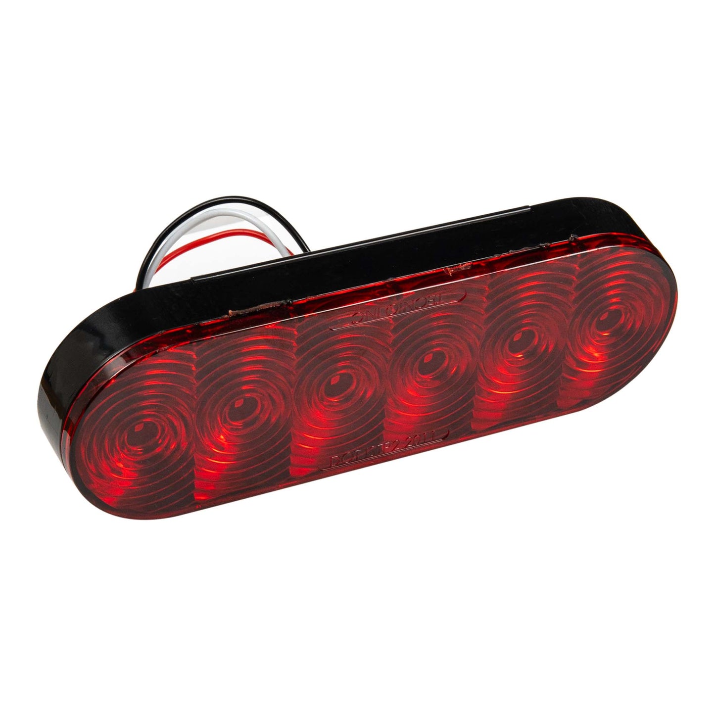 Red 6in Oval LED S/T/T Light