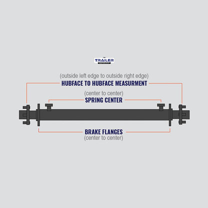 15,000 lb TK Triple Axle Kit - Hydraulic Brake - 45K Capacity (Axle Series)