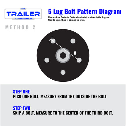 Method 2- 5 Lug Bolt Pattern Diagram