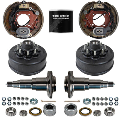 Weld Your Own Brake Axle Kit - for 8000lb Trailer Axles