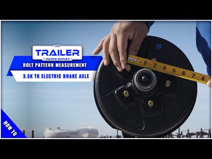 3.5k TK Trailer Axle - 3500 lb Electric Brake 5 lug - Dexter Compatible