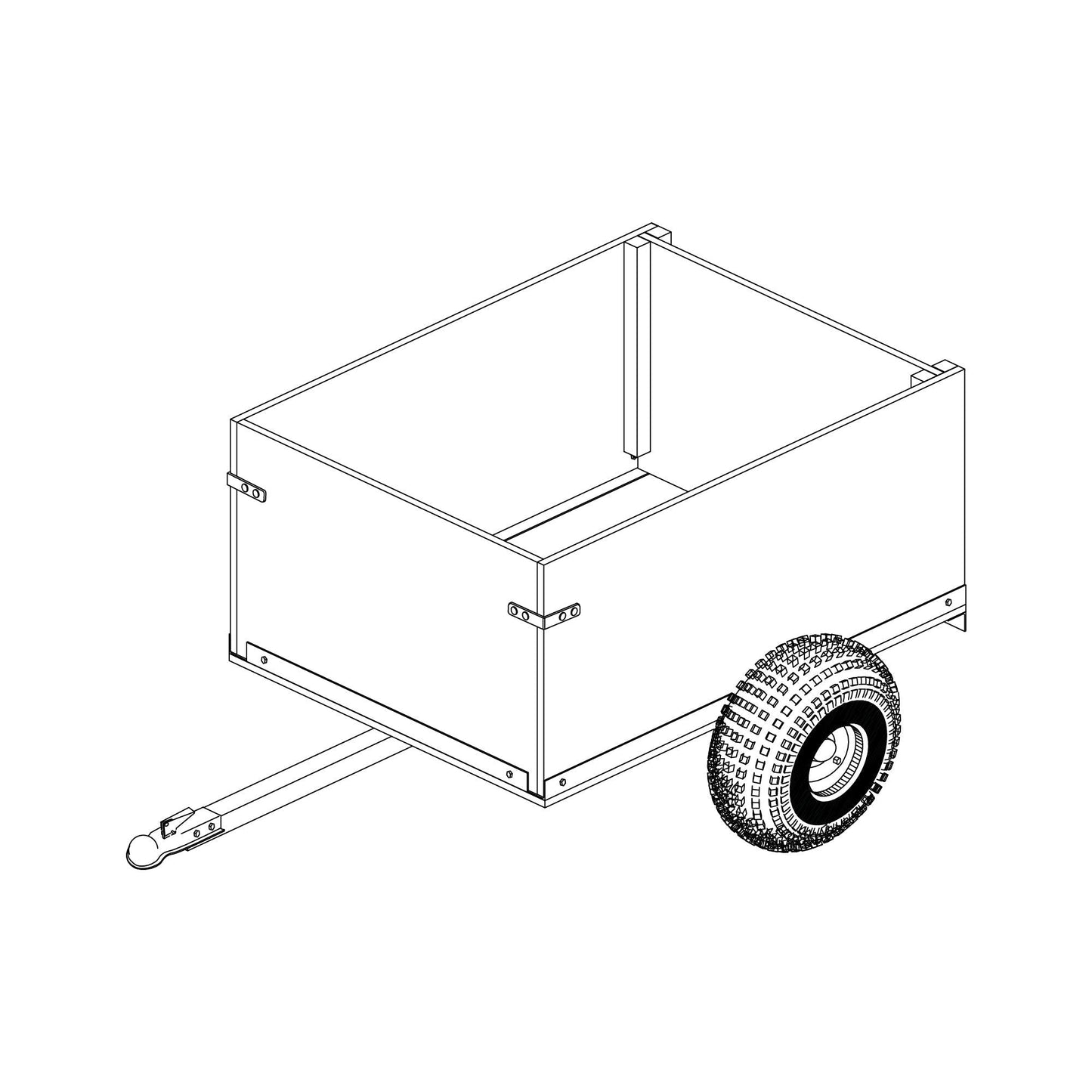 104 - 4'x3' Off Road Utility Cart Trailer- 8 How-to Steps