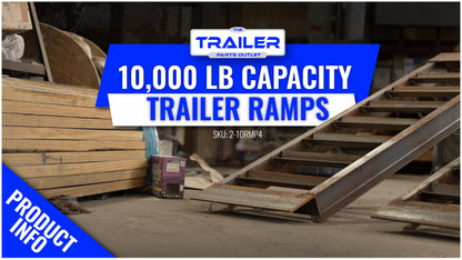 Product Video for our Pair of 4" Channel Heavy Duty Steel Loading Ramps (10,000 lb Capacity) - Unpainted