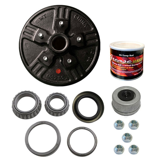 3.5k Hub and Drum Assembly with Grease - 3500 lb 5 lug ( L68149 )