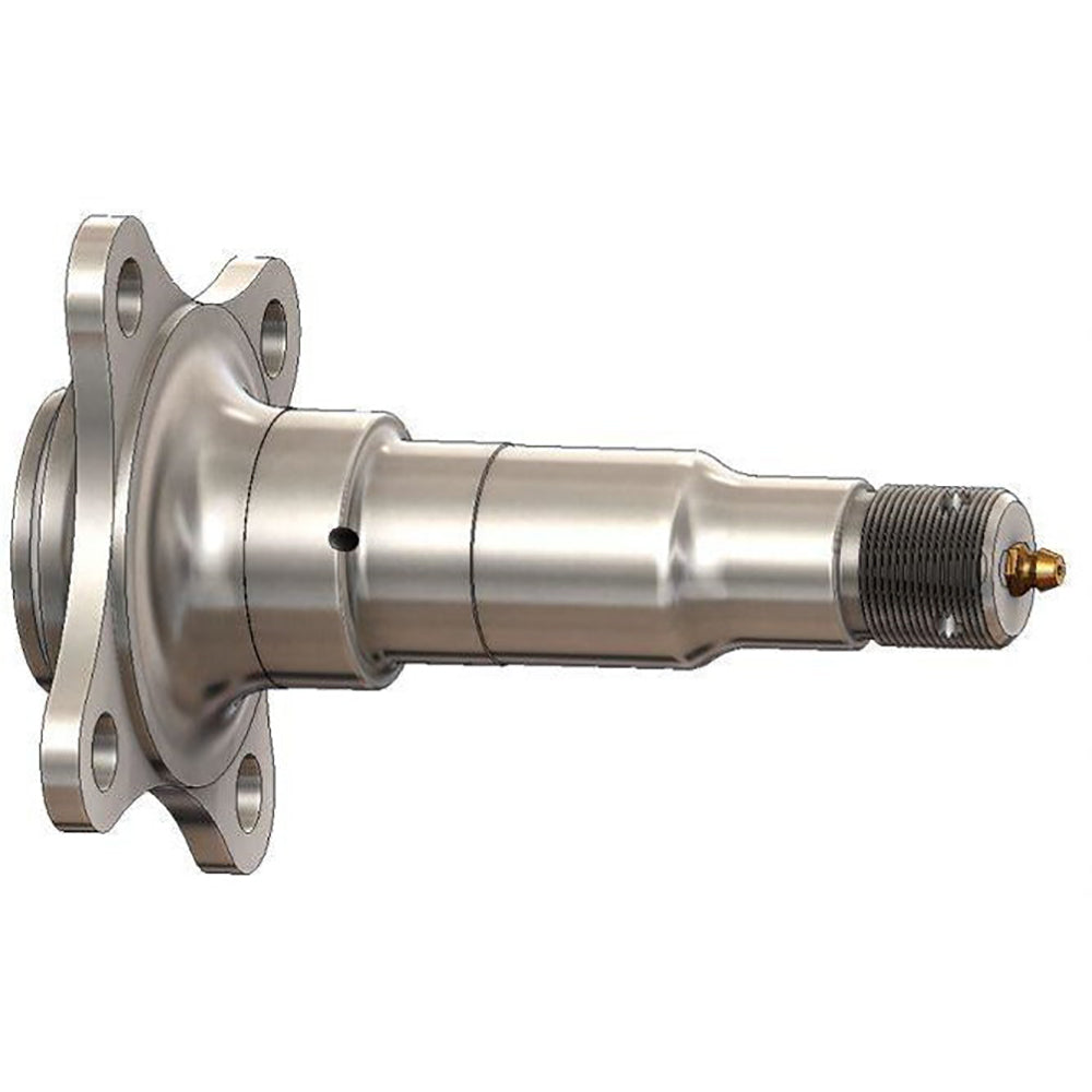 84 Weld-On Spindle With Flange for 3500 lb Trailer Axles - 1 3/4 Diameter, Axle Components