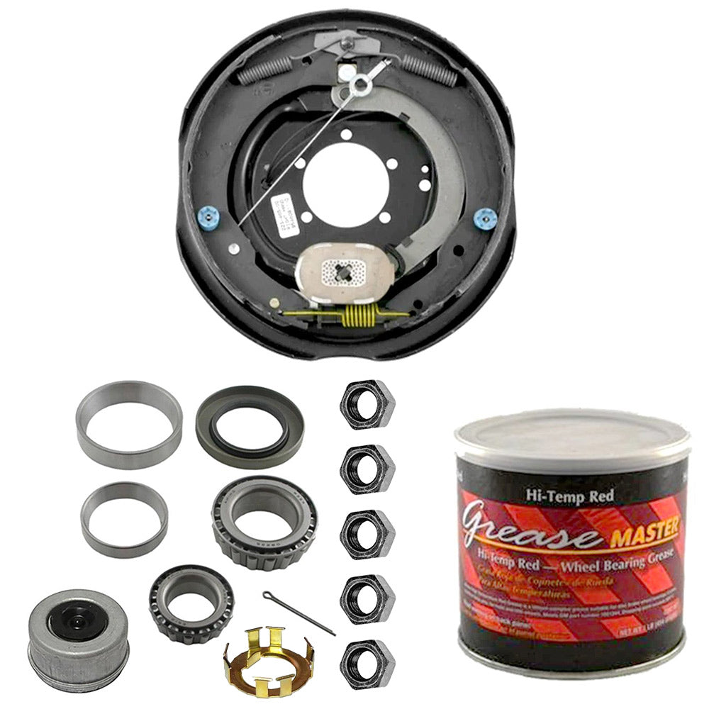 7000 lb Trailer Axle Dexter Nev-R-Adjust Electric Brake Replacement Kit - 7K Capacity Passenger Side - (12x2" - Right Hand)