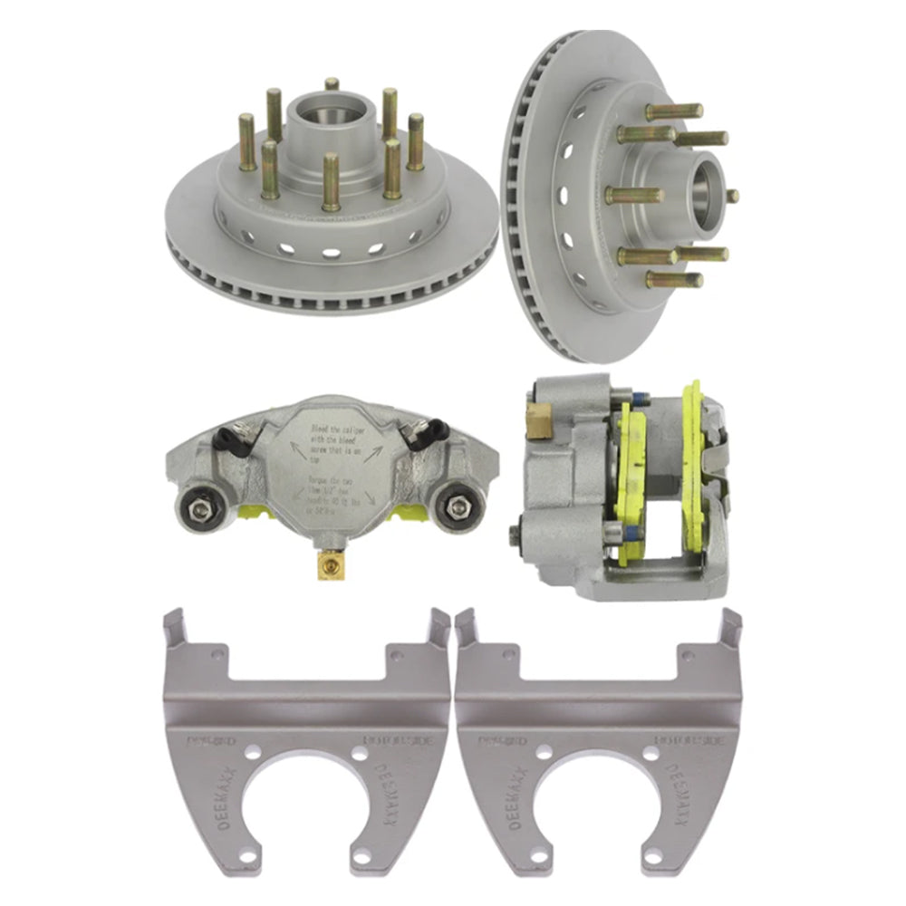 DeeMaxx 8000 lb Complete Hydraulic Axle MAXX Coated Disc Brake Set - (Hub Included - 5/8th Studs) - Dexter Application - The Trailer Parts Outlet