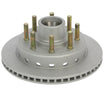 DeeMaxx 8000 lb MAXX Coated Integral 13.1 Inch Rotor and Hub (5/8th Studs) - 8x6.5 Lug - The Trailer Parts Outlet