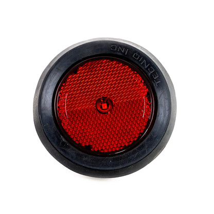 Marcador lateral rojo de perfil bajo de 2,5" con reflector 
