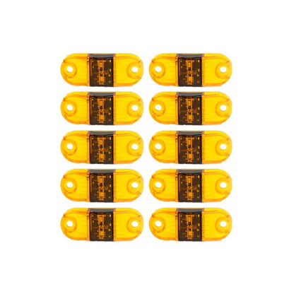 Amber P2/PC Sidemarker LED Light W/ 6" Pigtail (2 Pack)