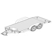 DIY Trailer Plan - 1218 - Tandem Axle Utility Car Hauler HD Trailer
