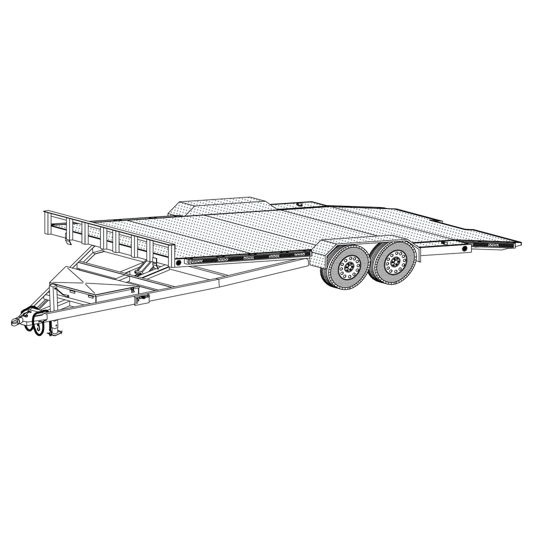 Car Hauler Trailer Plans Blueprints The Trailer Parts Outlet